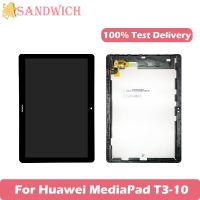 จอ LCD แบบดั้งเดิมสำหรับ Huawei ขนาดกลาง T3-10 T3 10 AGS-L03 AGS-L09 AGS-W09กรอบสัมผัสหน้าจอ LCD หน้าจอดิจิตอลแท็บเล็ตประกอบ