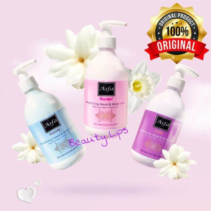 Asfa Brightening Body Lotion Niacinamide Dan Vitamin E 300ml Lazada