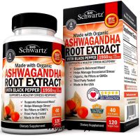 BioSchwartz, Organic ASHWAGANDHA ROOT EXTRACT, 1950 mg, 120 Veggie Caps