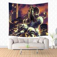 Ghost in the Shell Pattern Tapestry Wall Hanging Decor Personalized Carpet Home Decorative Wall Tapestries Bed Cover