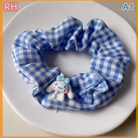 ???Ranghe Kawaii Anrio Cinnamoroll ที่รัดผมน่ารักเชือกรัดผมหวานเครื่องประดับสำหรับหญิงสาวลำไส้ใหญ่ที่รัดผมเครื่องประดับผม