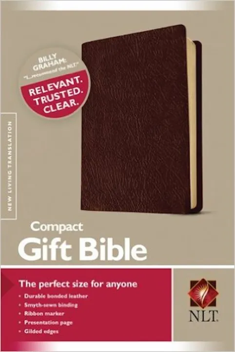 NLT Compact Gift Bible (Bonded Leather, Burgundy/Maroon) | Lazada PH