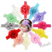 【hot sale】◑❐ C05 Baby Girl Lace Flower Headband Elastic Mesh Hair Band Infant Hair Accessories