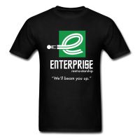 Enterprise Rent A Starship Men Tees Black T Shirt Cotton Tshirt Tshirt Custom Students Unique Clothing