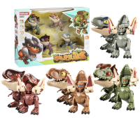 ของเล่นเด็ก โมทเดล ไดโนเสาร์แปลงร่างได้ DINOSAURS 4แบบ มีพร้อมส่ง