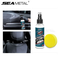 SEAMETAL Car Plastic Restore Coating Agent 120Ml อะไหล่ภายในรถที่นั่งหนัง Liquid Wax พลาสติก Restore Cleaner Spray