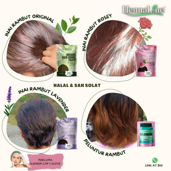 Promotion HENNA PASTE Hair Bleach HENNA UBAN HennaLine Lazada