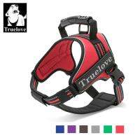 ◐✣ Truelove Dog Harness No-Pull Reflective Stitching Ensure Two Ways Using Explosion-proof Outdoor Adventure Big Dog Puppy TLH5753