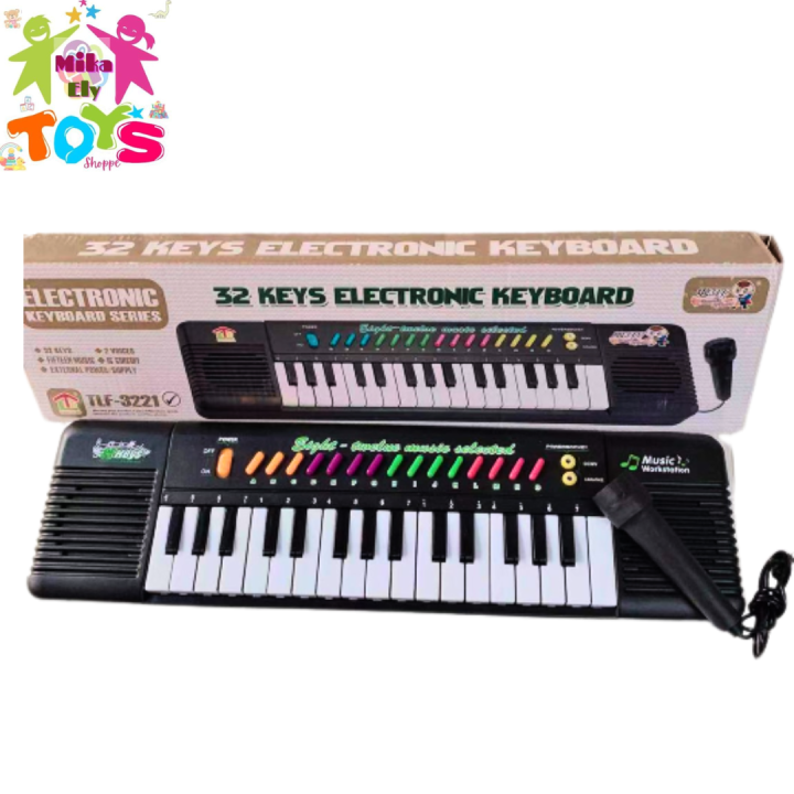 ELECTRONIC PIANO KEYBOARD SERIES WITH MICROPHONE BATTERY OPERATED