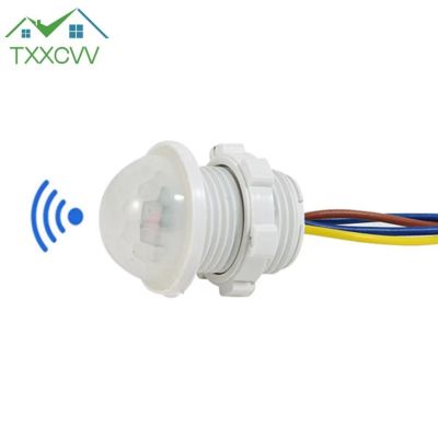 ☊✕◄ TxxCvv LED PIR No Adjustable Delay Human Body Infrared Detector IR Infrared Motion Sensor Light Switch For Home AC110-240V