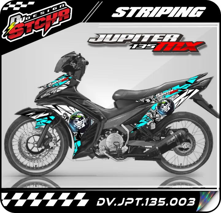 √ 12+ Modifikasi Stiker Jupiter Mx 135 Warna Hitam - ONPOS
