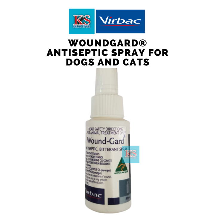 Virbac WoundGard Antiseptic Spray 50ml For Cats Dogs Lazada Singapore