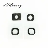 AliSunny ปะเก็นปุ่มโฮม 50pcs สําหรับ iPhone 8 7 6 6S Plus 5S 5S Home Holding Space Rubber Adhesive Sticker อะไหล่ทดแทน