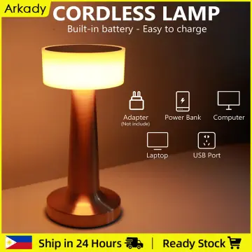 Outdoor Portable Led Table Lamp Power Bank Rechargeable Cordless