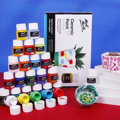 20ml Textile Ceramic Acrylic Paint Childrens DIY Translucent Hand-painted Clothes 6-color Art Professional Supplies