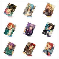 【CW】Anime Ensemble Stars Mini Figures Doll Tomoya Mashiro Kaoru Hakaze Kohaku Oukawa Acrylic Stands Model Cosplay Toy for Gift