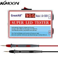 KKmoon โคมไฟ LED แบบพกพา CA-300V,แถบไฟลูกปัดทดสอบแรงดันไฟฟ้าไดโอดความจุไฟฟ้าพร้อมสวิตช์