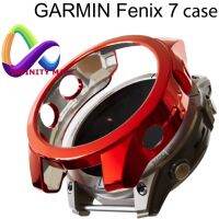 เคส Garmin fenix 7 TPU plating case cover แบบสี