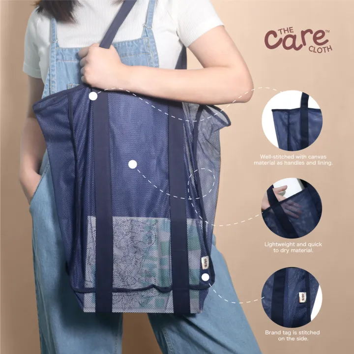 Mesh Tote Bag Durable Tote Bag Simply lightweight for Shopping