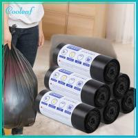 COOLEAF 30Bags/Roll ใช้แล้วทิ้ง ถุงใส่ขยะ ถังขยะสามารถถังขยะ ลดจุดลง ถุงพลาสติกใส่ของ ของใช้ในครัวเรือน เล็กกลางใหญ่ ถุงขยะขยะ ห้องน้ำห้องครัวห้องครัว