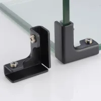 L Clamp Glass Clamps Aquarium Corner Wooden Board Holder Glass Clips Ceramic Tile Connecting DIY Cabinet Aluminum Fit 3 to 12mm