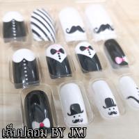 129091 Airbrush Nails 12 pieces design nail แปะปุ๊บ สวยปั๊บ ด้วยเล็บปลอมสุดน่ารัก ไม่ต้องใช้กาว ใช้งานง่าย ติดแน่นทนนาน