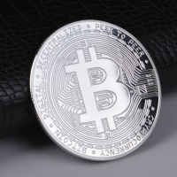 10Pcs Gold Plated Bitcoin Coin Collectible Art Collection Gift Physical Commemorative Casascius Bit BTC Metal Antique Imitation