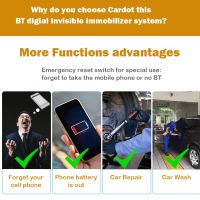 รถ I Mmobilizer ระบบเตือนภัยเหมาะกับ12โวลต์ยานยนต์ยานพาหนะรถจักรยานยนต์จักรยานไฟฟ้าทั้งหมด Cardot ระบบเริ่มต้นระยะไกล