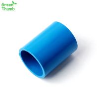 4pcs Inner Diameter 20 mm/25 mm/32 mm/40 mm PVC Joints Garden Irrigation Hose PVC Straight Connector Blue Plastic Coupling