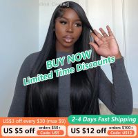 Wear And Go Glueless Human Hair Wig Pre Cut Straight Glueless Lace Front Human Hair Wigs 4x4 Lace Closure Wig For Elegant Women [ Hot sell ] Decoration Center