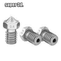 1pcs V5/V6 Hardened steel Die Steel Nozzle 0.4mm M6 threaded for 1.75mm filament V6 J-Head 3D printer parts