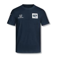 Little red bull formula one racing suits men Polo shirt T-shirt uniform custom short sleeve alphatauri new