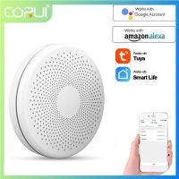 ⊙ CORUI Tuya WiFi Smart Smoke Alarm Sensors Smoke Carbon Monoxide Detector Home Fire Detector Alexa Google Home Smart Home Gadgets