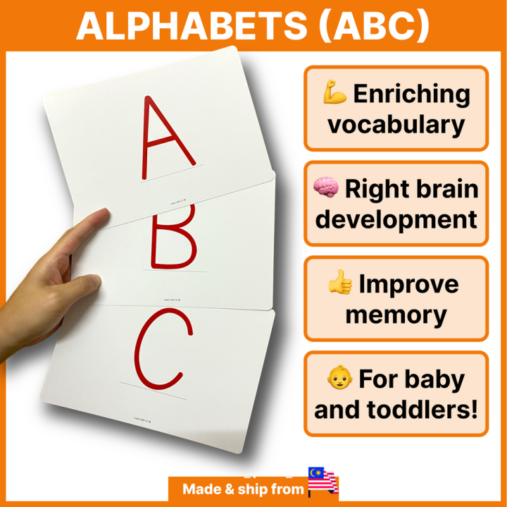 Alphabets ABC Flash Cards for Kids, Baby, Big Flash Card, Flashcard