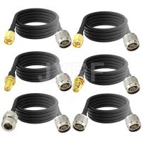 JXRF Connector SMA ชาย SMA ชาย N ประเภทชายหญิง RG58 Coaxial Extension Cable 1M 2M 3M 5M 10M 20M อะแดปเตอร์ RF Pigtail-fcvvgbngfnfgnfgg