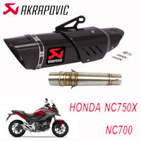 ท่อakrapovic r1 honda nc750x nc700 ตรงรุ่น เสียงแน่นทุ้ม อัตราเร่งดีขึ้น รับประกันสินค้า1ปี เคฟล่า