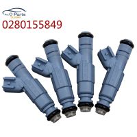 4Pcs Fuel Injector 0280155849 XF1E-A5B Fit For Jeep Grand Cherokee Dodge Dakota Durango Ram 1500 4.7L V8 2001-2007 Car