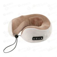 หมอนนวดคอไฟฟ้าไร้สาย ไร้สาย ใช้นวดคอ ผ่อนคลายกล้ามเนื้อU-shape massage pillow รุ่น-1902 หมอนรองคอไฟฟ้า สามปุ่ม หมอนในรถ หมอนนวดไฟฟ้า แบบพกพา หมอน