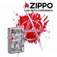 Zippo Anarchy Design, 100% ZIPPO Original from USA, new and unfired. Year 2021