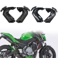 ☃ Fit for Kawasaki Z650 2017 2018 2019 Motorcycle Accessories Carbon Radiator Side Panels Protector Cover Fairing Z 650 Parts