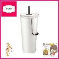 แก้วน้ำสูญญากาศ+หลอด LOCKNLOCK TUMBLER 540 มล. สีขาวVACUUM TUMBLER WITH STRAW LOCKNLOCK TUMBLER 540ML WHITE **มีบริการชำระเงินปลายทาง**