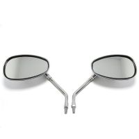 1 Pair 10MM Motorcycle Rearview Side Mirrors Adjustable Blind Spot Mirror for Kawasaki/Suzuki Mirrors