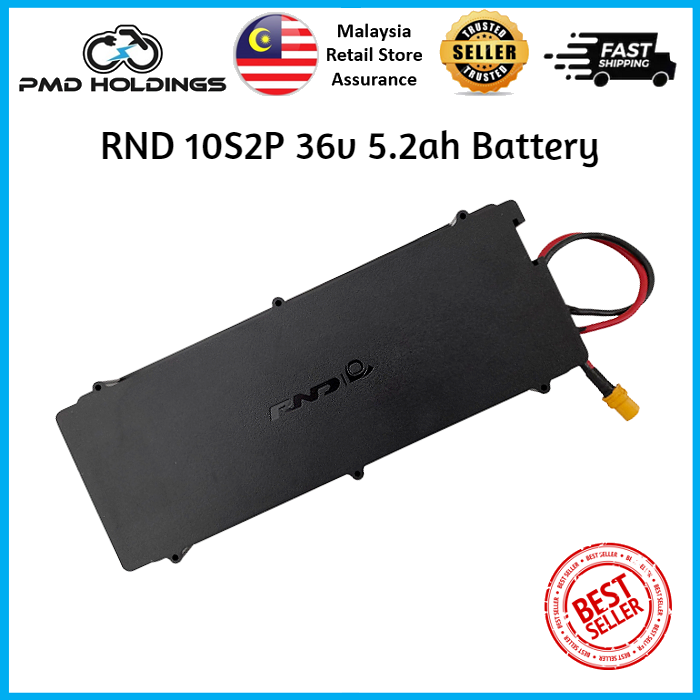Ready Stock RND 10S2P 36v 5.2ah Lithiumion Power Battery For Passion DashStep Electric Scooter