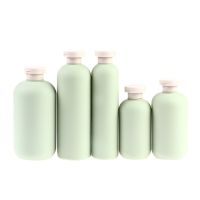 200/250/300/400/500ML Plastic Shampoo Shower Gel Foaming Soap Dispensers Refillable Bottles Flip Cover Pump Lotion Bottles 1pcs