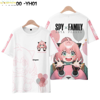 pendek T-shirt 2023！New！biasa baru dengan SPY Play House X keluarga Arnia sidik 3D, cocok untuk laki-laki dan perempuan High quality products （Freeprinting of names）