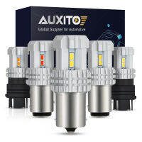 AUXITO 2x 1400LM P21W W21 5W BA15S LED Car PY21W T20 7443 W21W 1157 BAY15D LED P215W 3157 Lamp DRL ke Light Red Yellow White