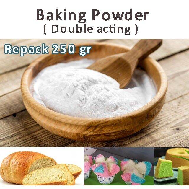 SODA BAKING POWDER DOUBLE ACTING 250Gr//COD//GAYAMSARI Lazada Indonesia