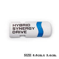 โลโก้ HYBRID ไฮปริด ขนาด 8.6 cm. x 3.4 cm. โลโก้อย่างดี โลโก้ติดรถ โลโก้อะคริลิค พลาสติก