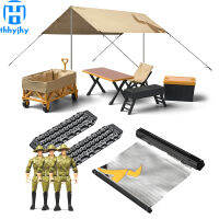 เครื่องประดับตั้งแคมป์จำลอง MN-85K แบบกันสาดด้านข้างเต็นท์ตั้งแคมป์ทรายบันไดโต๊ะเก้าอี้ตกแต่งเข้ากันได้กับรถ RC 1/12เดือน MN98 D90 MN99S MN86 MN78 MN128