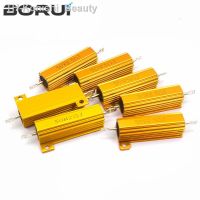 【hot】☋◕✲ 50W 100W Aluminum Metal Wirewound Resistor 0.01R 100K 1 6 8 10 20 200 500 1K 10K ohm resistance RX24 Igmopnrq